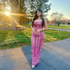 Pink gown Albina dyla